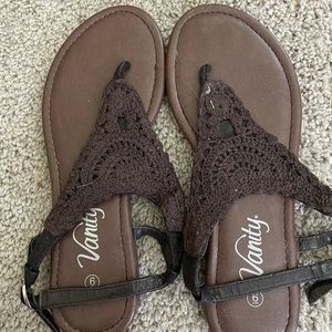 3/$20.00 Vanity Sandals Size 6